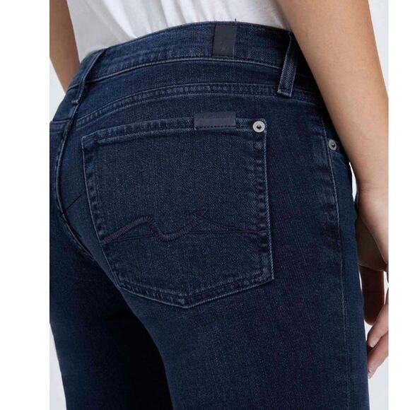 NWT 7 For All Mankind Original Bootcut Jean in Sunbeam Size 27 - Picture 10 of 16